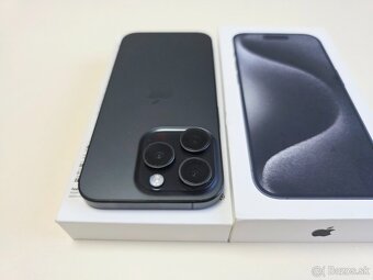 Apple iPhone 15PRO 256GB Black titanium Top stav - 5