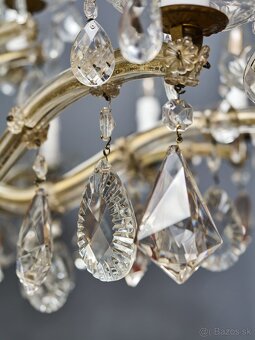 Veľký krištáľový luster Márie Terézie 18 žiaroviek - 5