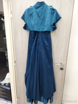 Predam elegantne modre saty v. 44 - 5