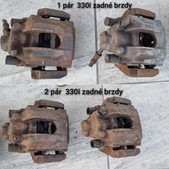 BMW E46 330i zadné brzdy 4x+ držiak, drift brake paket kit - 5