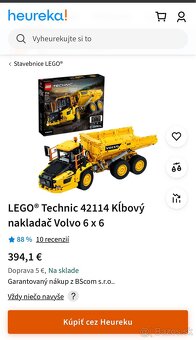 Predám lego technic nákladne vozidlo - 5