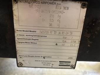 Kompresor Atlas Copco XAS 57 DD - 5