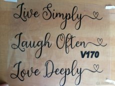 Motivačné vinylové samolepky na stenu, drevo, sklo - 5