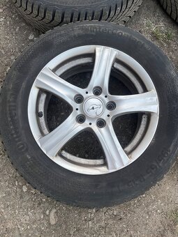 5x112 r15 elektróny Volkswagen + zimne 195/65r15 Continental - 5