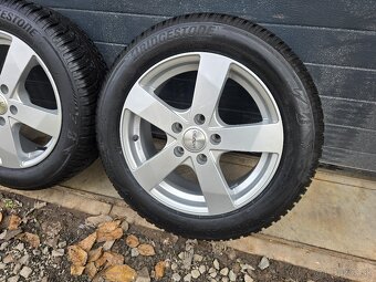 Nová Zimná Sada Dezent 5x112+Bridgestone 205/55 R16 - 5