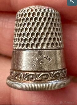 6 starožitných náprstkov, striebro, strieborné - 5