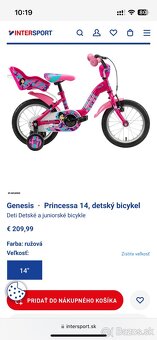 Detsky bicykel Genesis Princessa 14 - 5