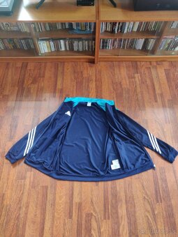 Adidas tréninková mikina / bunda na zip (vel. XL) – výborný - 5