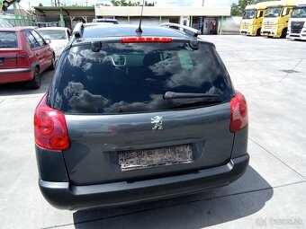 Peugeot 207 SW kombi 1.6i automat 2008r. Šeda metalíza - 5