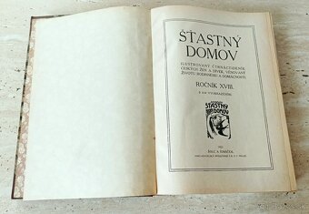 Časopisy Šťastný domov, svázaný ročník 1923, krásný stav - 5