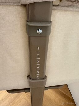 Postieľka cestovná/prístavná Carrello Luna béžová - 5