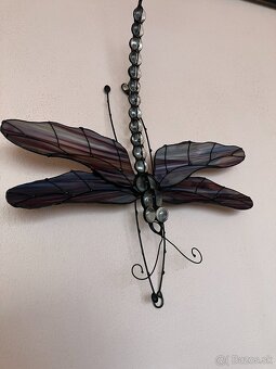 Dekorácia Vážka ručná práca - 5