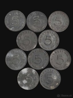 Drobné obehové mince Nemecka - 5