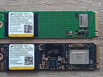 Micron 2450 512GB/ 1TB a 3400 2TB M.2 (PCIe 4.0 4x NVMe) - 5