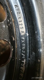 Plechove disky 6 ½ J x 16 - 5