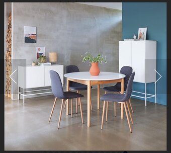 Kruhový jedálenský stôl - 5