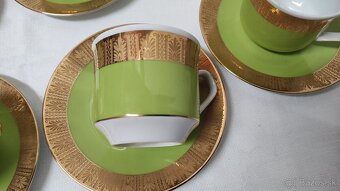 Sada šálok, kávová súprava Bohemia Czechoslovakia - 5