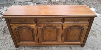 Rustikálna masivna komoda - 5