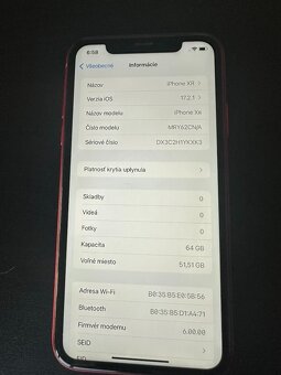 Predám iPhone Xr (PRODUCT)RED - 5