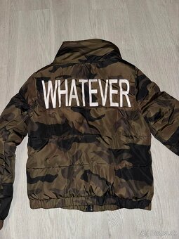 zara original camouflage oversized zimna bombera-bunda - 5