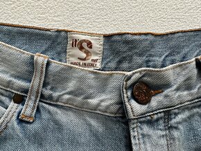 Pánske,kvalitné džínsy MET - Made in Italy - veľkosť 36/34 - 5