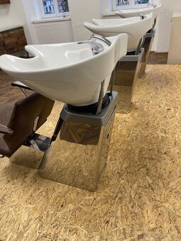 Kadernícke umývadlo – pohodlné sedáky, hlboká misa - 5