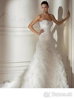 Svadobné šaty veľ 36-38 - 5