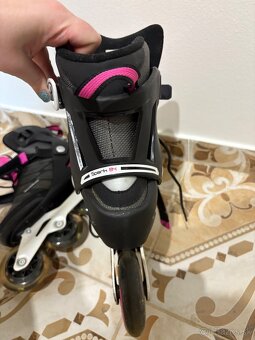 Rollerblade dámske ružové korčule ako nove - 5
