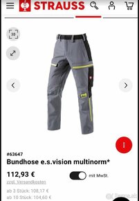 Zváračské montérky strauss multinorm velkosť XL - 5