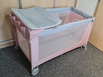 Cestovná postieľka Kinderkraft LEODY + matrac - 5
