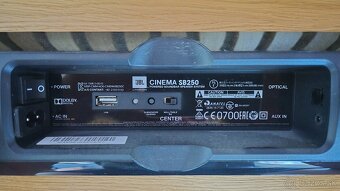 Soundbar so Subhoferom JBL Cinema SB250 - 5