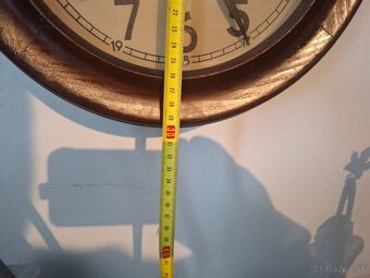 Predám funkčné starožitné ,,školské,, hodiny Wilhelm Hoffman - 5