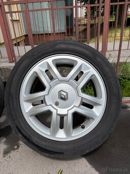 Predám disky Renault 4x100 R16 205/55 - 5
