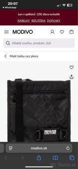 Versace ladvinka unisex taška cez rameno - 5