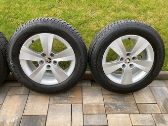 Zimná sada org ŠKODA 5x112 6,5J ET40 215/60 R16 - 5