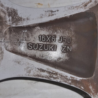 Hliníkové Suzuki disky 5x114,3 R16 6J ET50 - 5