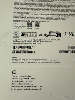⭐️ Apple iPad Pro 13" M4, 256GB, WiFi + Cellular - 5