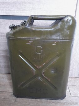 USA QMC jerrycan vojenský kanister Wheeling 1943 WW2 - 5