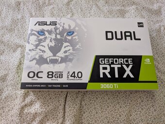 Predám ASUS Dual RTX3060Ti 8GB White - 5