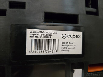 Predame autosedacku Cybex Solution X2 - 5