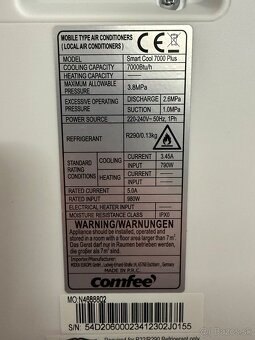 mobilná klimatizácia Comfee SMART 7000 plus - 5