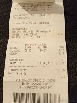 Ponúkam 2x gps Tom Tom,viď na obrázku,funkčné. - 5