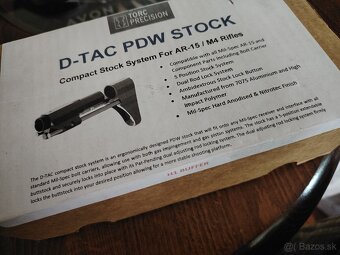 AR15 pažba - D-TAC PDW stock (H1 a H2) - 5
