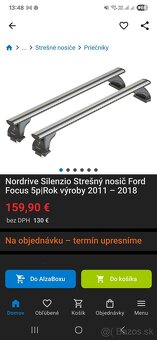 Strešné nosiče Nordrive, Ford Focus III - 5