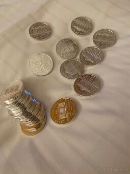 strieborné 1oz mince Wiener Philharmoniker - 5