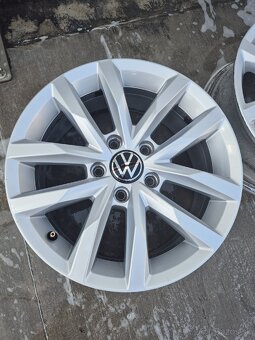 Originálne hliníkové disky škoda seat audi vw R16 - 5