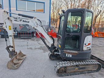 Predam pasovy bager,minibager Bobcat E26 rok 2019 - 5