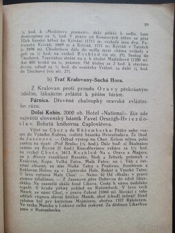 Nový pruvodce po Slovensku 1919 - Boubela raritka - 5