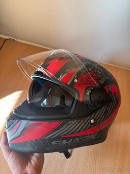 Predám prilbu na motorku Shark D-SKWAL 2 Atraxx - 5