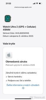Apple Watch ultra 2 Black - 13 dni staré - 5